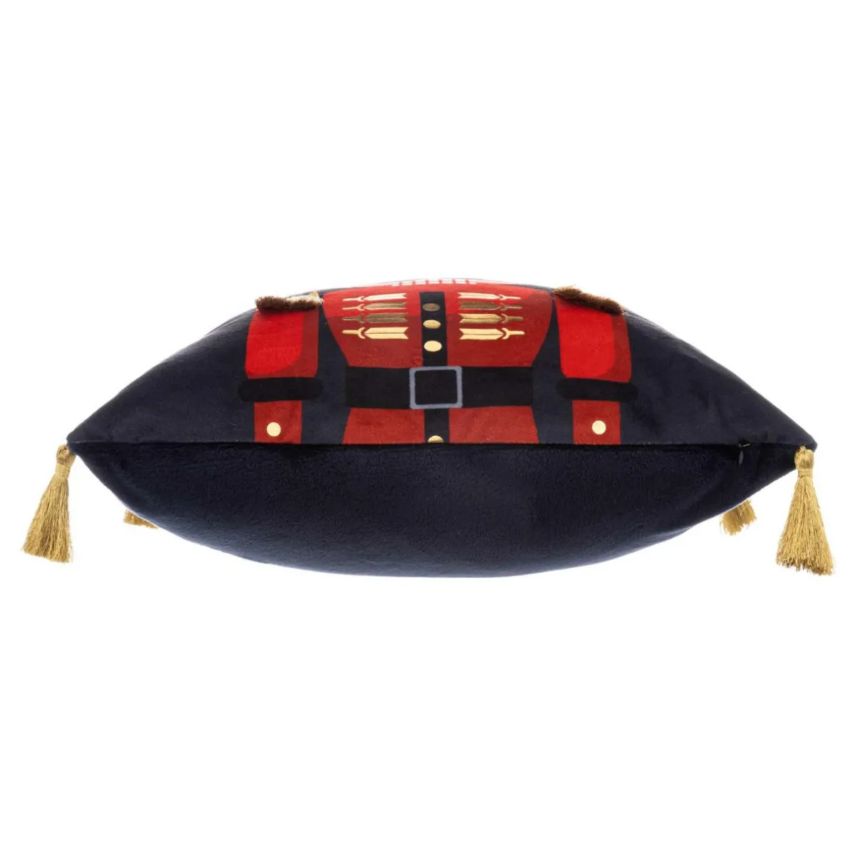 Feeric Lights & Christmas Coussin de Noël carré (40 cm) Casse-noisette Bleu marine Outlet