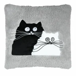 STOF Coussin de Noël carré (45 cm) Douillet Gris