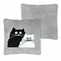 STOF Coussin de Noël carré (45 cm) Douillet Gris