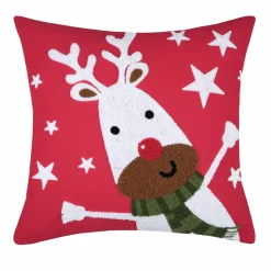 STOF Coussin de Noël carré (45 cm) Falala Renne Rouge Outlet