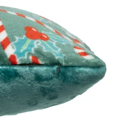 FEERIC LIGHTS Coussin de Noël carré (40 cm) Houx et sucre d'orge Vert Best