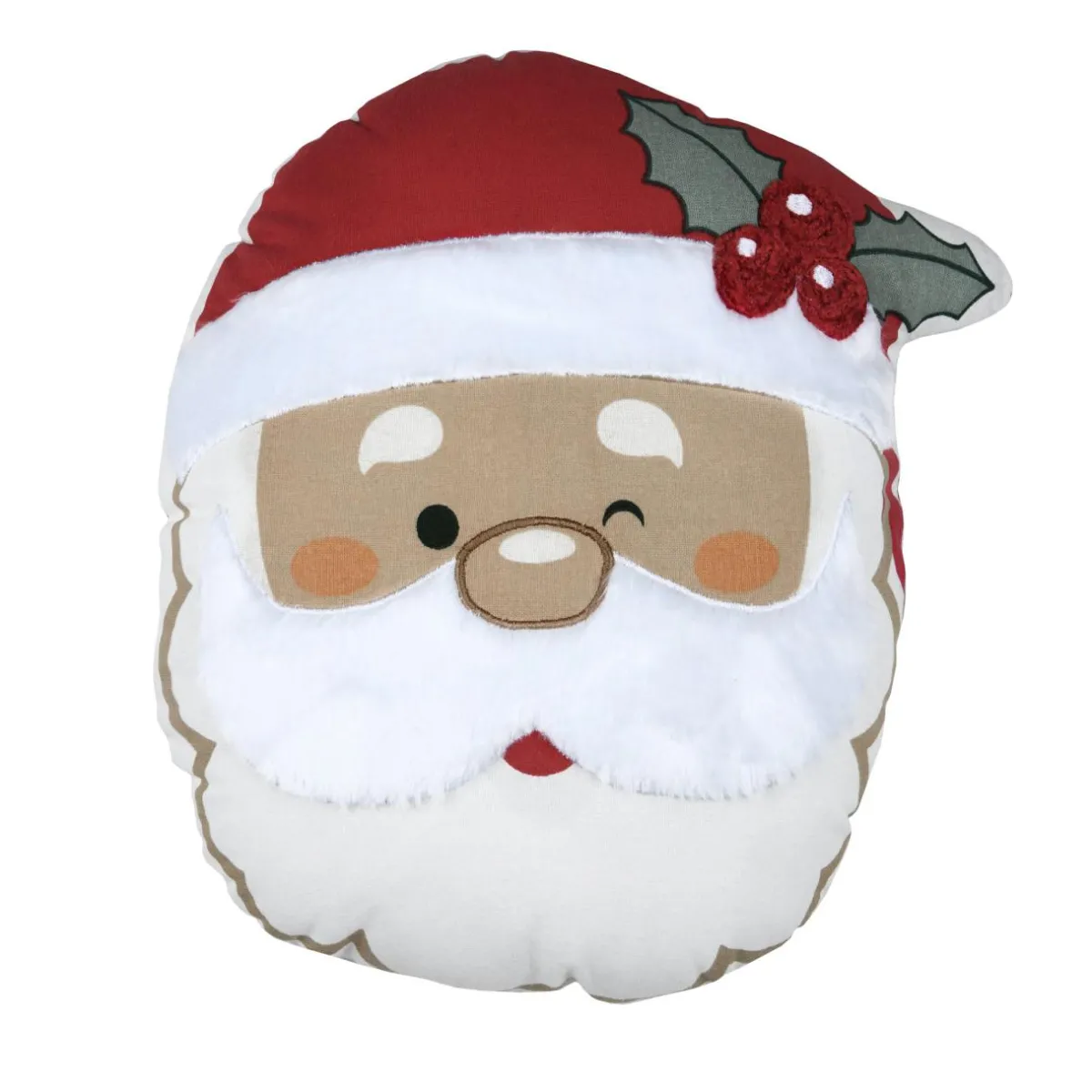 STOF Coussin de Noël carré (42 cm) Oswald Multicolore Rouge Discount