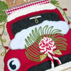STOF Coussin de Noël carré (45 x 45 cm) Gifted Écru Ecru Online