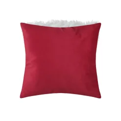 STOF Coussin de Noël carré velours (40 x 40 cm) Edgard Multicolore Rouge