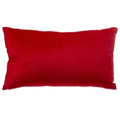 FEERIC LIGHTS Coussin de Noël rectangulaire (30 x 50 cm) Lettre au Père Noël Rouge Discount