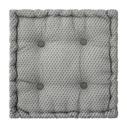 ATMOSPHERA Coussin de sol carré coton (40 x 40 cm) Otto Gris Sale