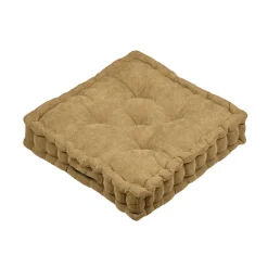 STOF Coussin de sol carré velours (45 x 45 cm) Dandy Camel Sale