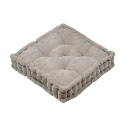 STOF Coussin de sol carré velours (45 x 45 cm) Dandy Taupe Clearance