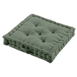 EMINZA Coussin de sol coton (60 x 60 cm) Pixel Vert kaki Online