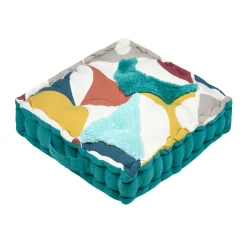 STOF Coussin de sol coton (45 x 45 cm) Blokken Multicolore Hot