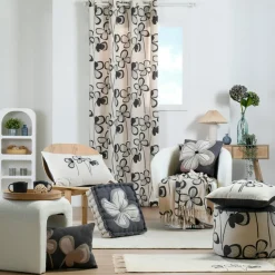 STOF Coussin de sol coton (45 x 45 cm) Tilda ardoise Gris New