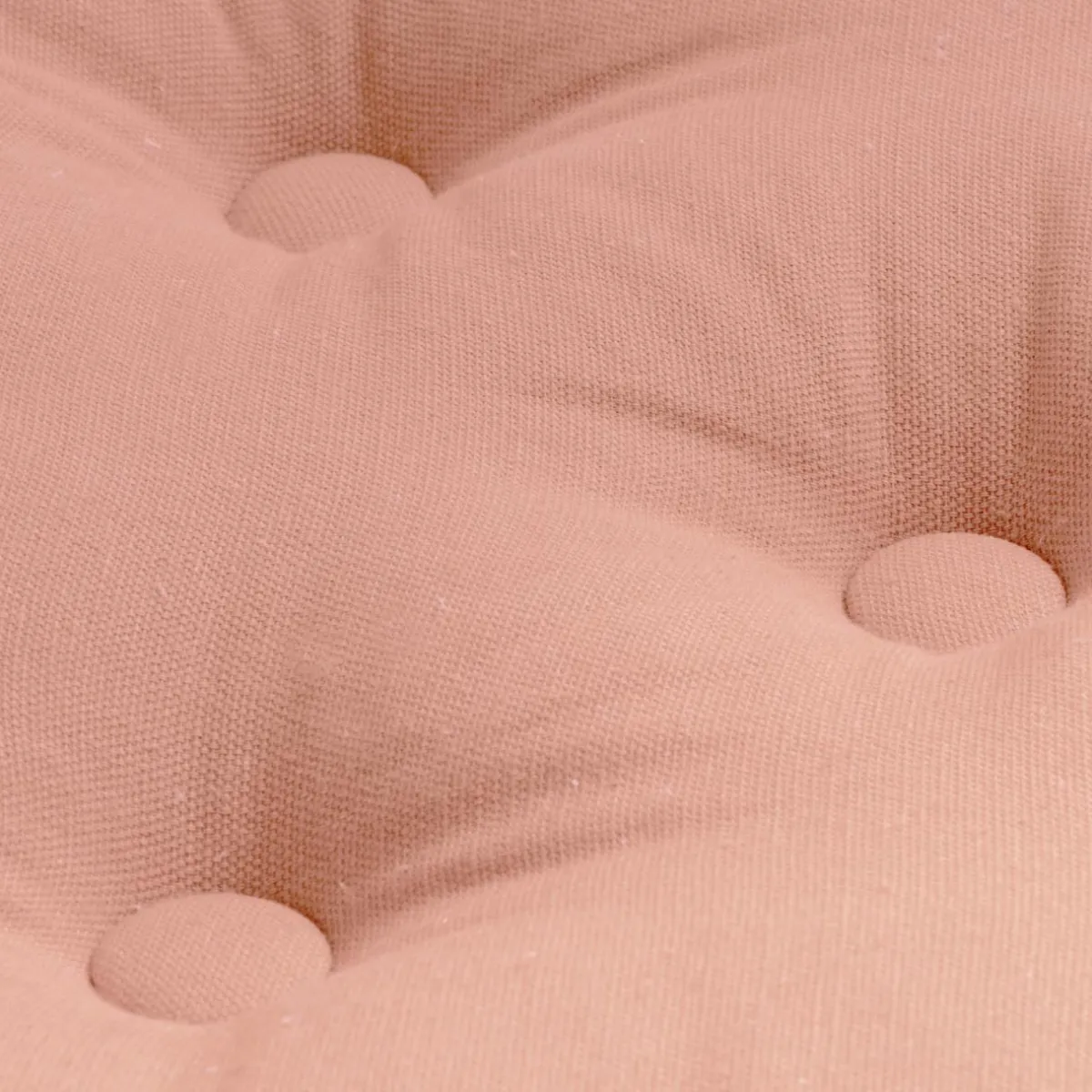 EMINZA Coussin de sol coton (50 x 50 cm) Pixel Rose Pêche Sale