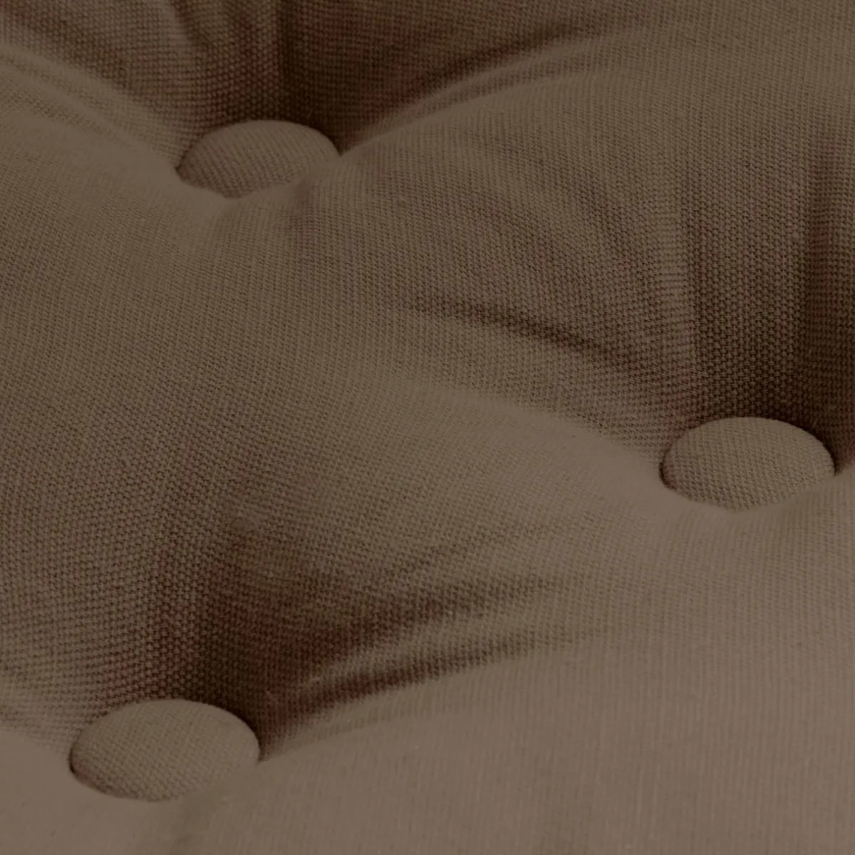 EMINZA Coussin de sol coton (50 x 50 cm) Pixel Taupe Clearance