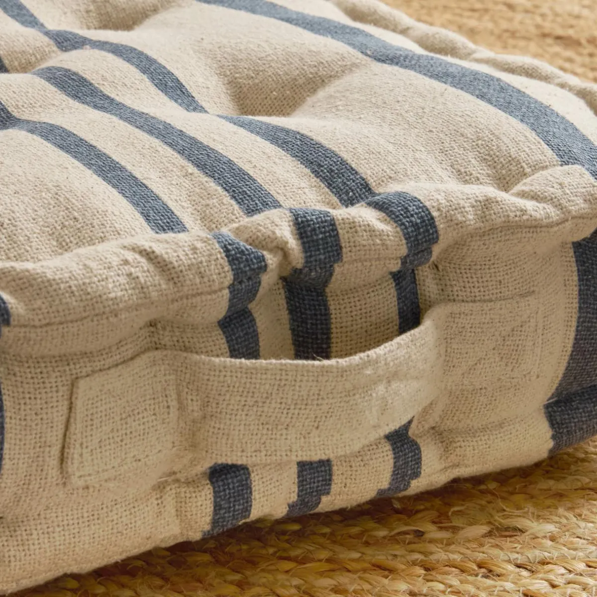 EMINZA Coussin de sol extérieur (45 x H10 cm) Nautira Bleu marine Clearance