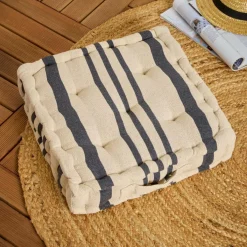 EMINZA Coussin de sol extérieur (45 x H10 cm) Nautira Gris ardoise Online