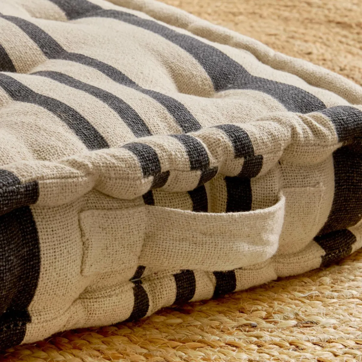 EMINZA Coussin de sol extérieur (45 x H10 cm) Nautira Gris ardoise Online