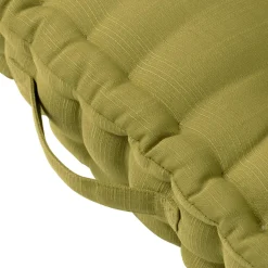 EMINZA Coussin de sol extérieur capitonné (50 x 50 cm) Sunset Vert olive Outlet