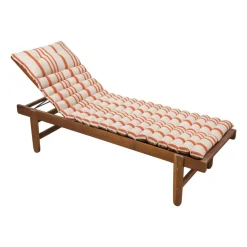 EMINZA Coussin de transat enroulable (180 x 60 cm) Nautira Orange New
