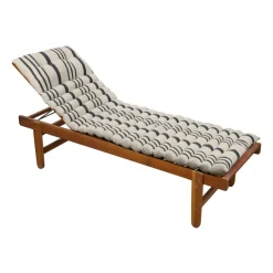 EMINZA Coussin de transat enroulable (180 x 60 cm) Nautira Gris ardoise Clearance
