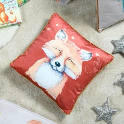 STOF Coussin enfant carré (40x40 cm) Ferdinand Rouge Discount