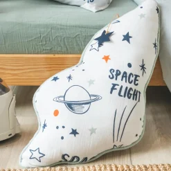 l'Effet Papillon Coussin enfant nuage coton (60 x 30 cm) Galaxie Blanc Clearance
