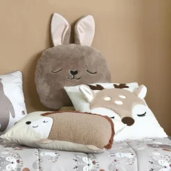 STOF Coussin enfant rectangulaire (30 x 50 cm) Gabin Taupe Best