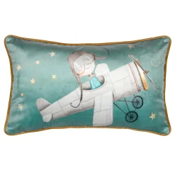STOF Coussin enfant rectangulaire (30 x 50 cm) Ferdinand Vert Best