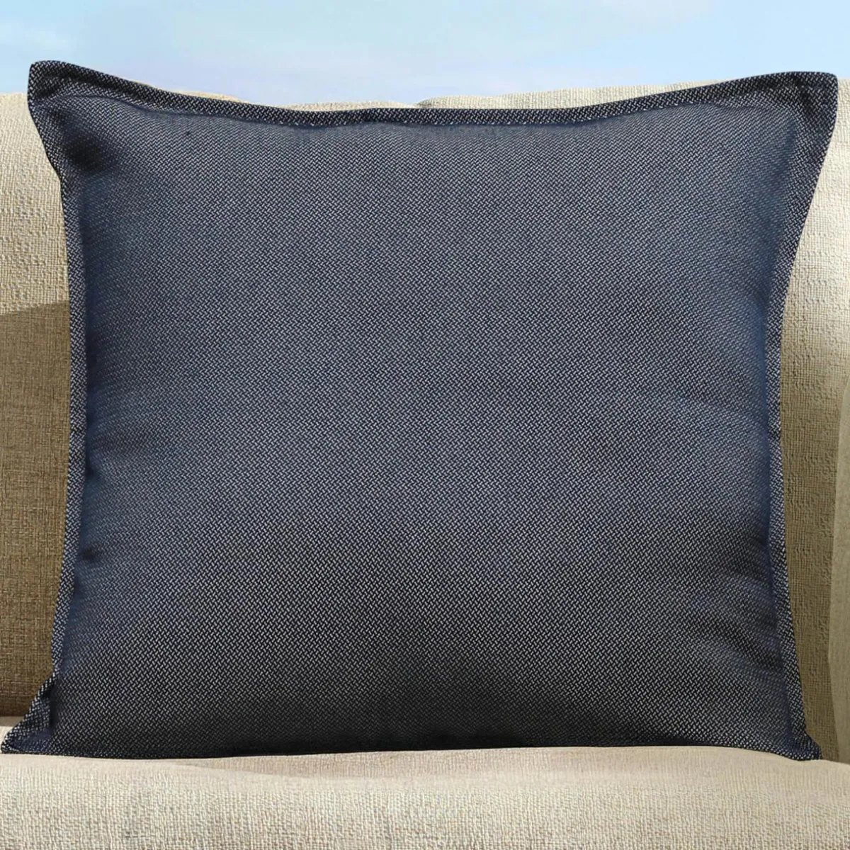 MOBELLIA Coussin extérieur carré (45 x 45 cm) Boraé Bleu marine Best