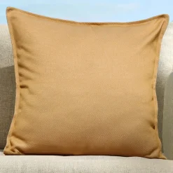 MOBELLIA Coussin extérieur carré (60 x 60 cm) Boraé Ocre Jaune ocre Clearance