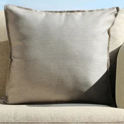 MOBELLIA Coussin extérieur carré (60 x 60 cm) Kalena Beige Discount