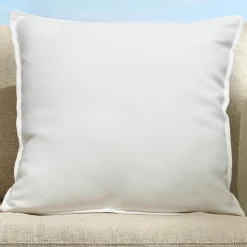 MOBELLIA Coussin extérieur carré (45 x 45 cm) Boraé Blanc Outlet