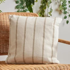 EMINZA Coussin extérieur carré toile de coton (50 x 50 cm) Ocealys Beige Best