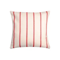 EMINZA Coussin extérieur carré toile de coton (50 x 50 cm) Ocealys Rouge Outlet