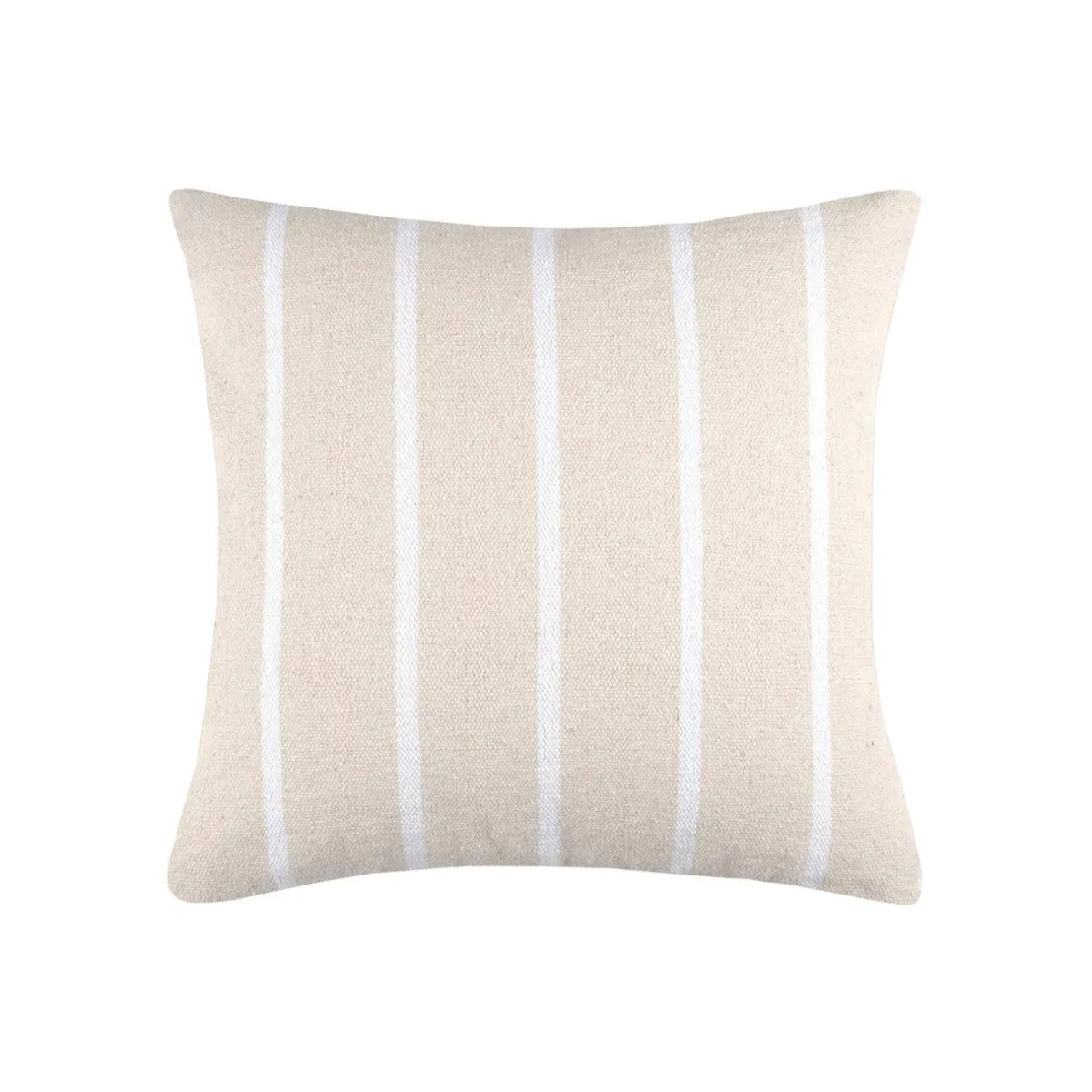 EMINZA Coussin extérieur carré toile de coton (50 x 50 cm) Ocealys Blanc Discount