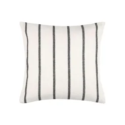 EMINZA Coussin extérieur carré toile de coton (50 x 50 cm) Ocealys Noir
