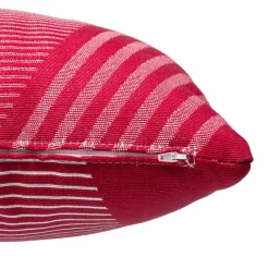 HESPERIDE Coussin extérieur rectangulaire (30 x 50 cm) Jacquard grenade Rouge New