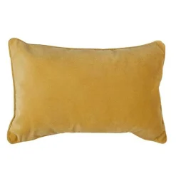ATMOSPHERA Coussin rectangulaire (30 x 50 cm) Lilou Ocre Jaune ocre