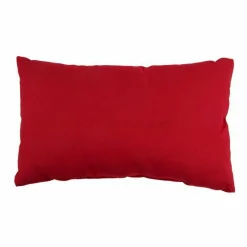 LOVELY CASA Coussin rectangulaire (30 x 50 cm) Nelson Rouge