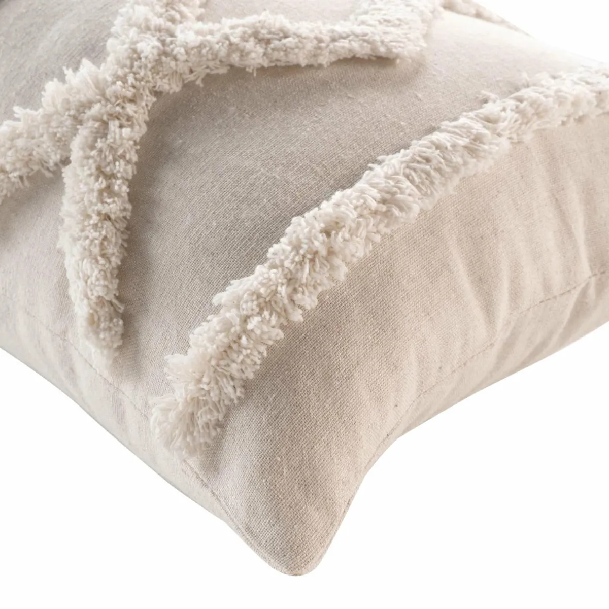 DOUCEUR D'INTERIEUR Coussin rectangulaire (30 x 50 cm) Safira Ecru Hot