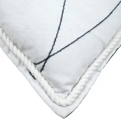 STOF Coussin Rectangulaire (40 x 60 cm) Bordemer Blanc Clearance