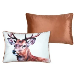 STOF Coussin Rectangulaire (40 x 60 cm) Faune Brun Marron Outlet