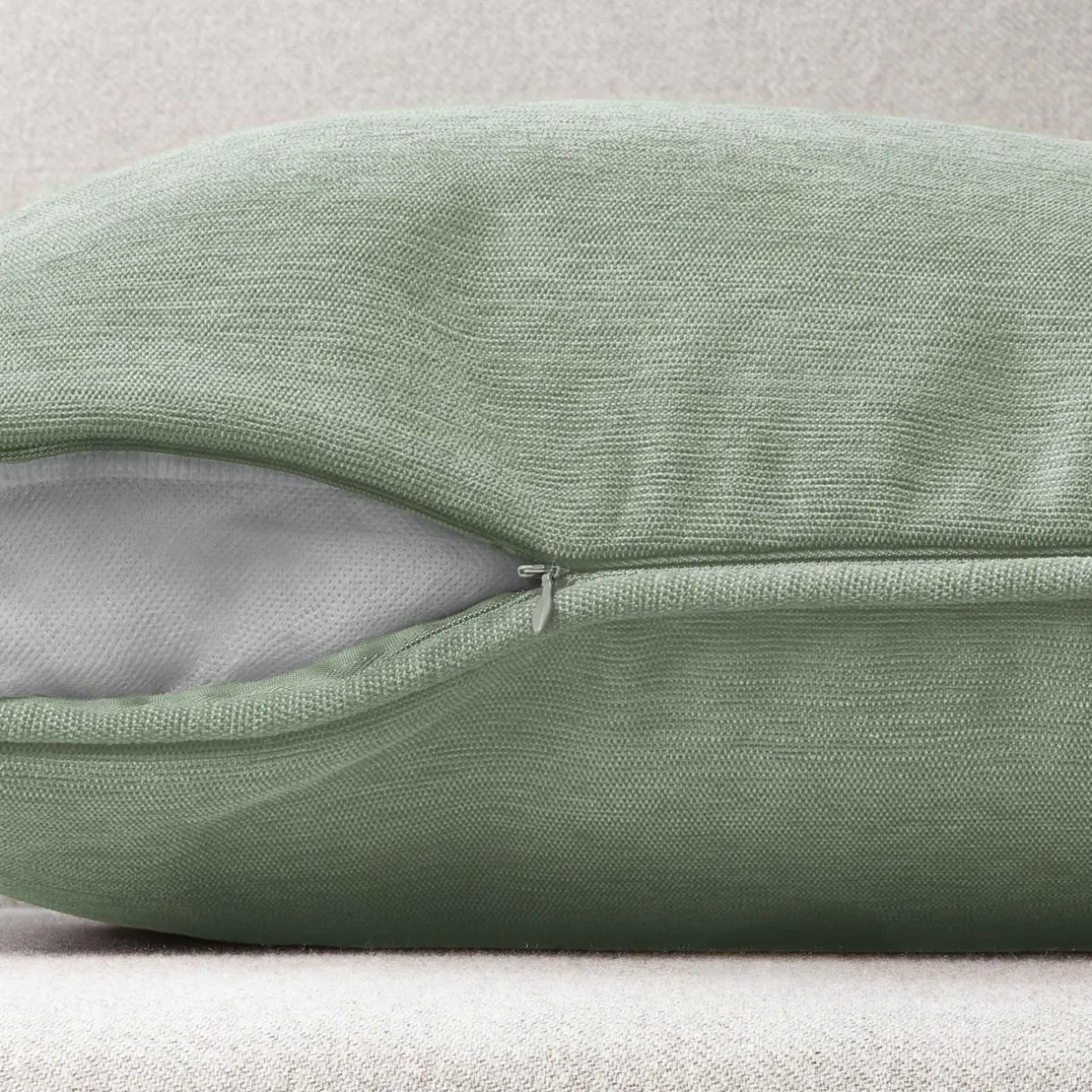 EMINZA Coussin Rectangulaire (40 x 60 cm) Minuit Vert kaki New