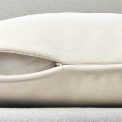 EMINZA Coussin Rectangulaire (40 x 60 cm) Minuit Sable Beige New