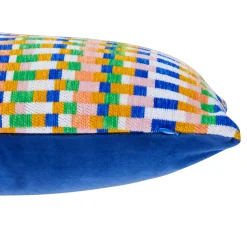 Atmosphera, cru017dateur d'intu017drieur Coussin rectangulaire brodé (30 x 50 cm) Disso Multicolore New