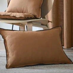 STOF Coussin rectangulaire coton (40 x 60 cm) Helios Camel