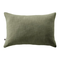 L'EFFET PAPILLON Coussin rectangulaire coton (40 x 60 cm) Sixtine Vert romarin