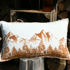STOF Coussin rectangulaire coton (35 x 60 cm) Wildforest Camel