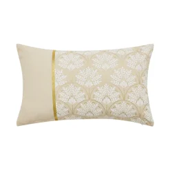 douceur d'intu017drieur Coussin rectangulaire coton (30 x 50 cm) Majestia Beige Hot