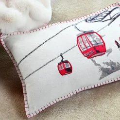 STOF Coussin Rectangulaire Coton (35 x 60 cm) Villard Ecru Clearance