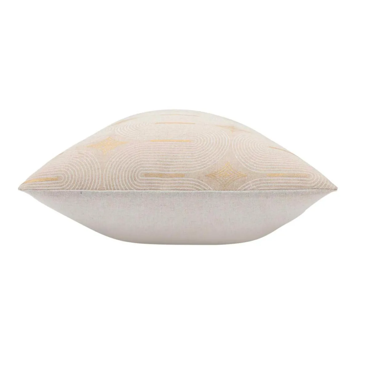 douceur d'intu017drieur Coussin rectangulaire coton (40 x 60 cm) Ondine Blanc New